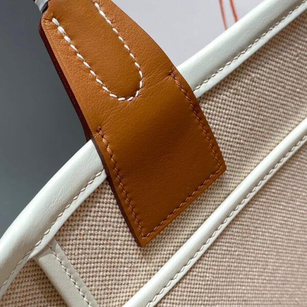 Hermes Steeple 28 bag(high-end grade) Beige - Image 7