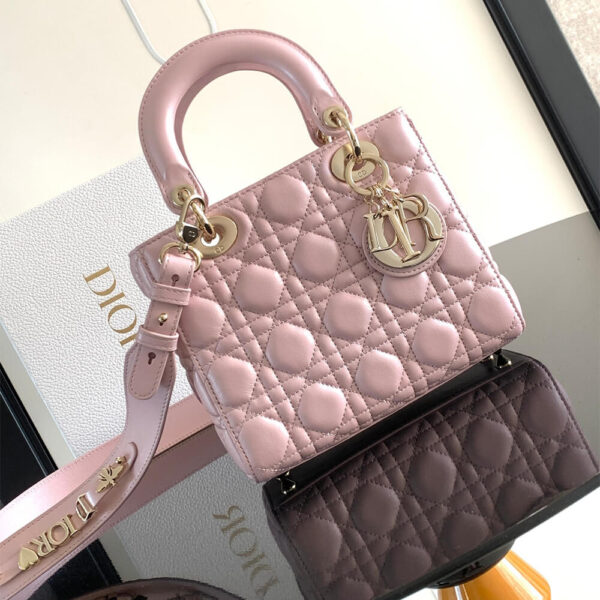 Small Lady Dior My ABCDior Bag  Pink - Image 2