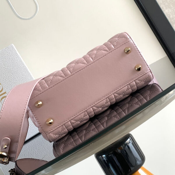 Small Lady Dior My ABCDior Bag  Pink - Image 6