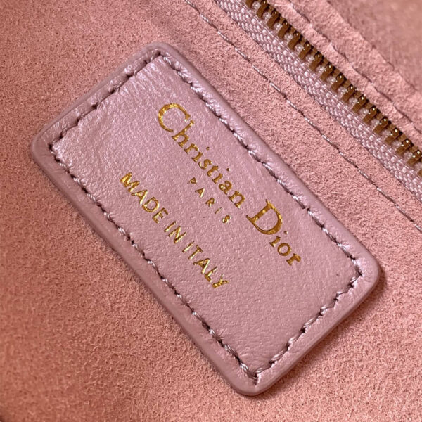 Small Lady Dior My ABCDior Bag  Pink - Image 7