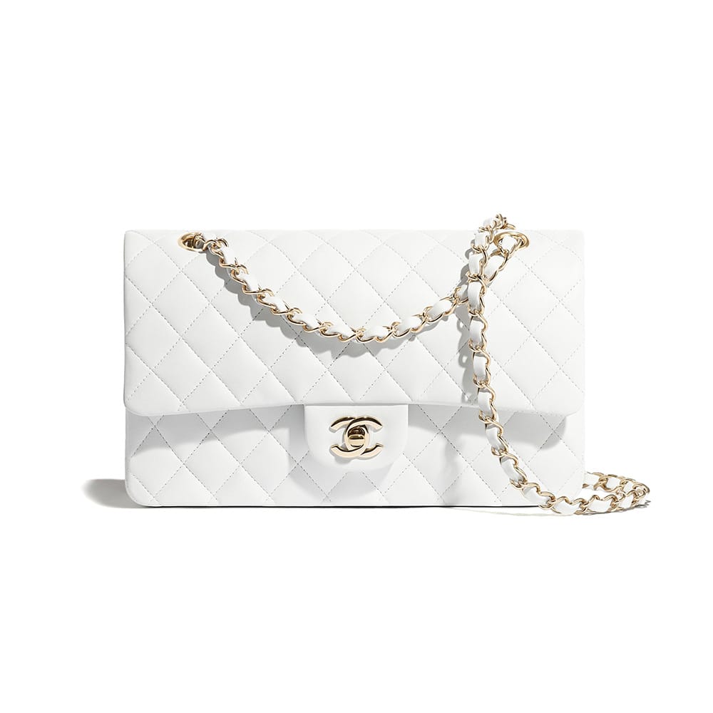 CHANEL Classic Flap Handbag Beige