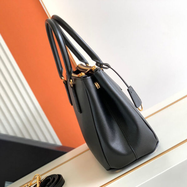 Medium Prada Galleria Saffiano leather bag black - Image 3