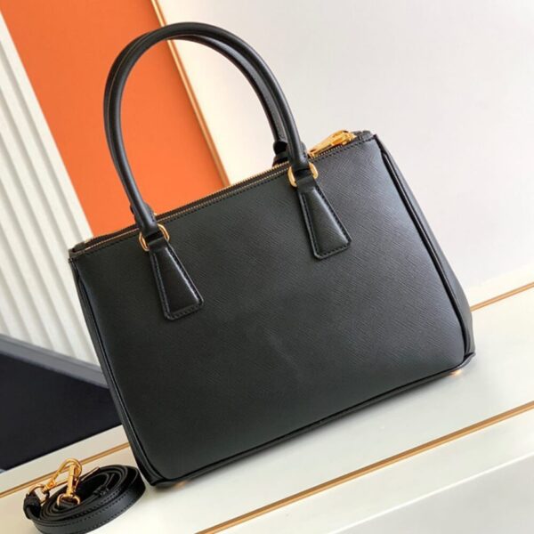 Medium Prada Galleria Saffiano leather bag black - Image 4