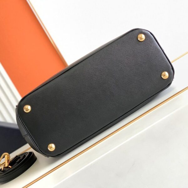 Medium Prada Galleria Saffiano leather bag black - Image 5