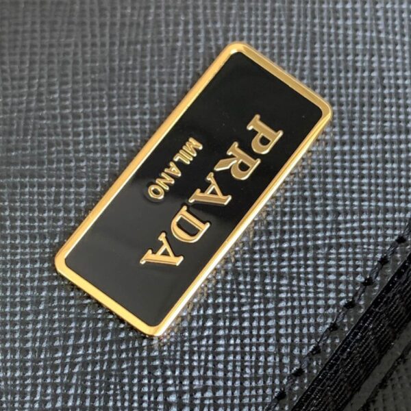 Medium Prada Galleria Saffiano leather bag black - Image 7