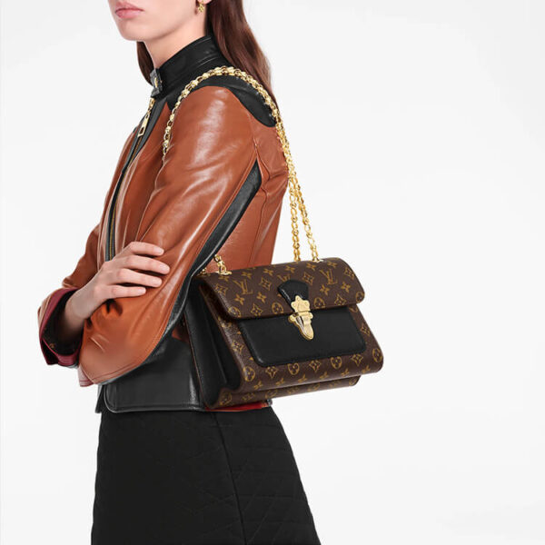 LV Victoire Handbag black - Image 7