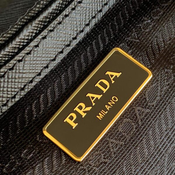 Prada Galleria Saffiano leather mini-bag black - Image 7