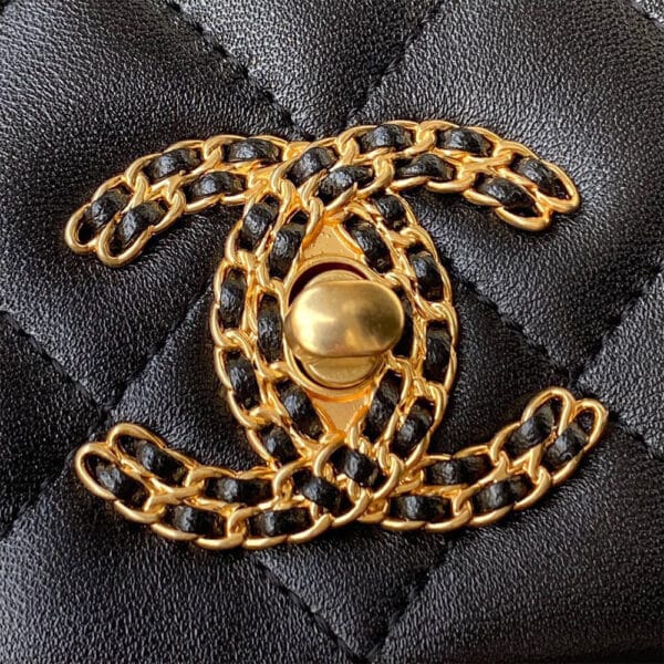CHANEL FLAP BAG black - Image 6
