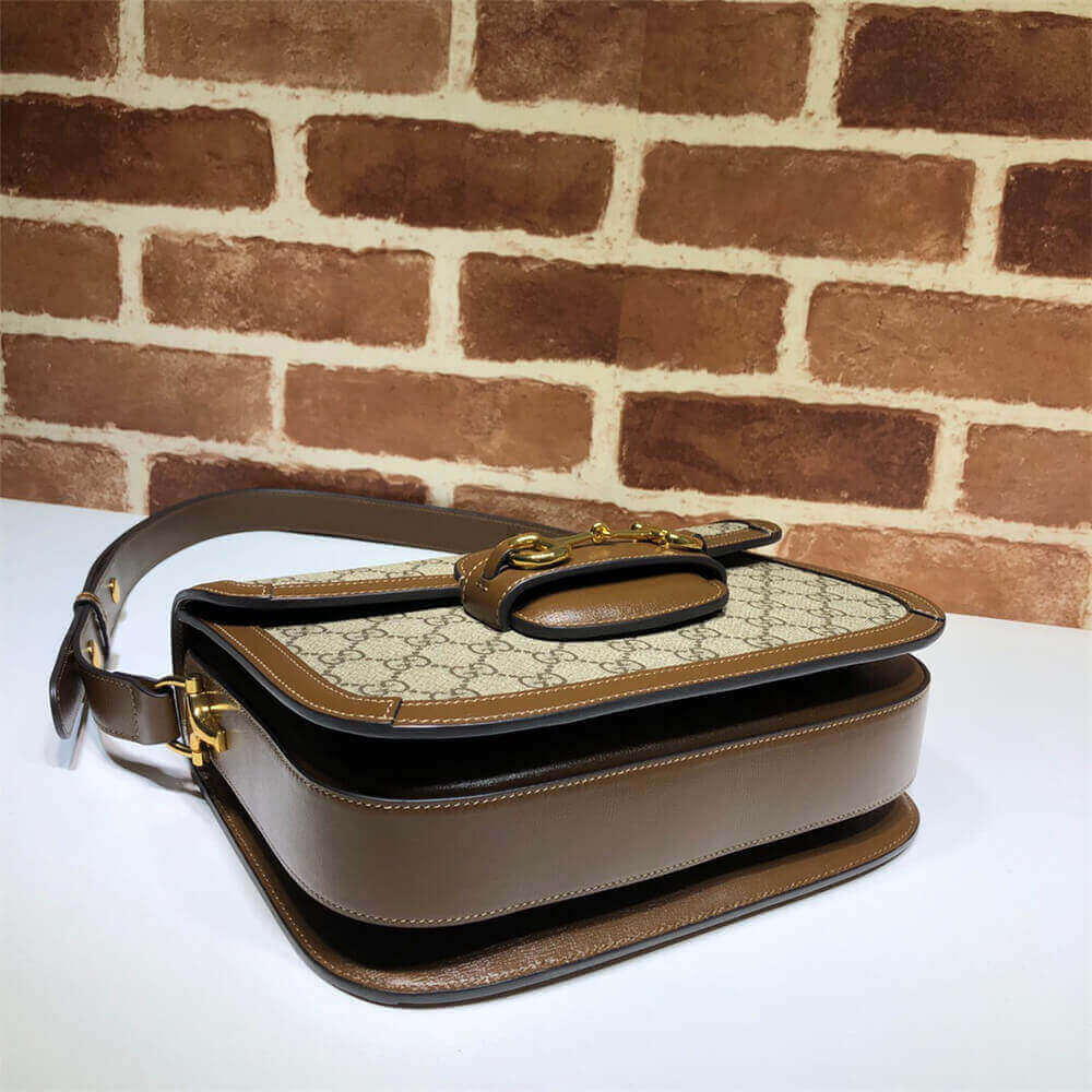 Gucci Horsebit 1955 Shoulder Bag Beige - Image 3