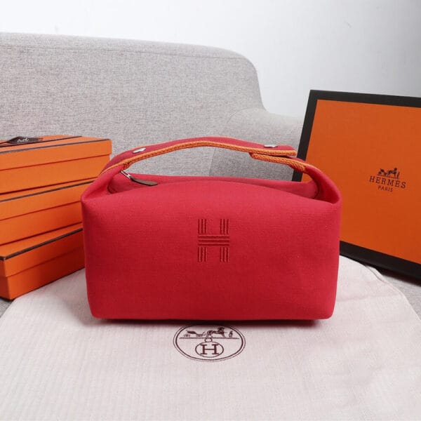 Hermes toiletery bag Red - Image 2