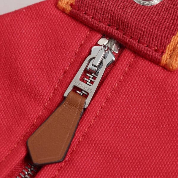 Hermes toiletery bag Red - Image 6