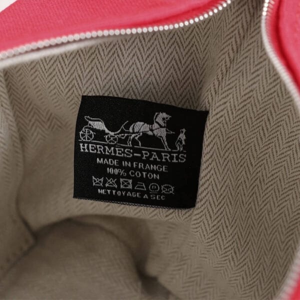 Hermes toiletery bag Red - Image 7