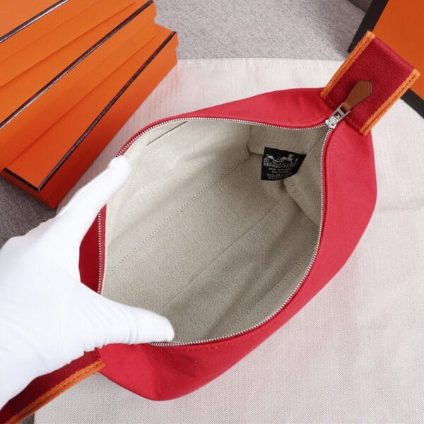 Hermes toiletery bag Red - Image 8