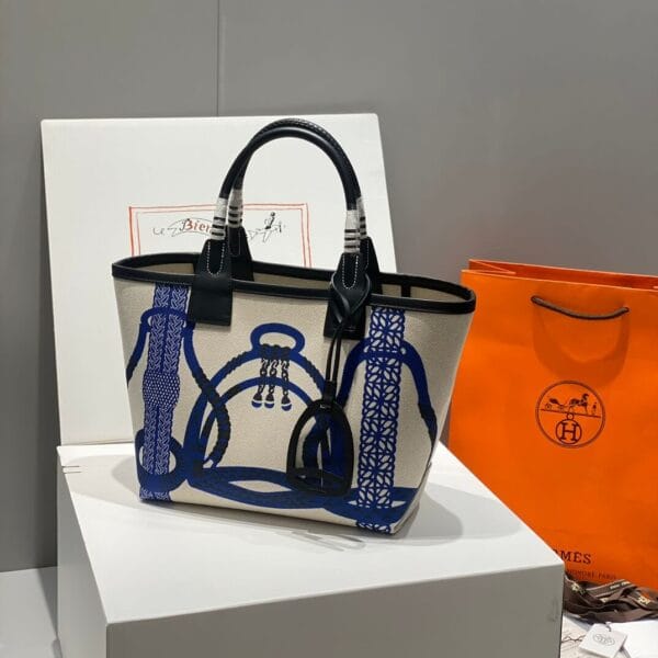 Hermes Steeple 28 bag(High-end grade) Beige - Image 2