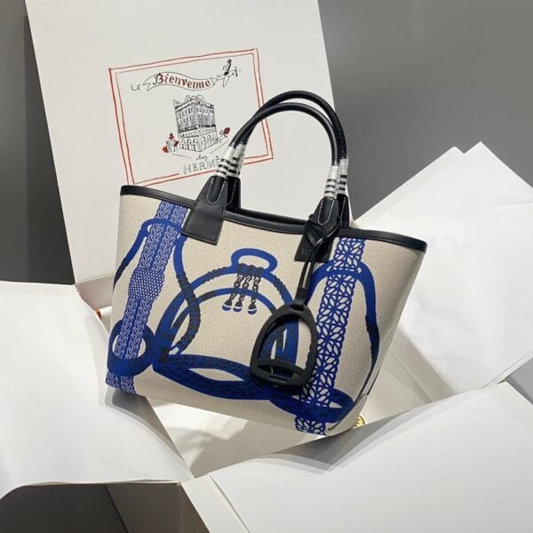 Hermes Steeple 28 bag(High-end grade) Beige - Image 3