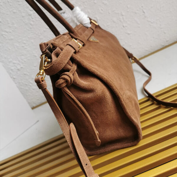 Prada Large leather handbag(high-end grade) Khaki - Image 7