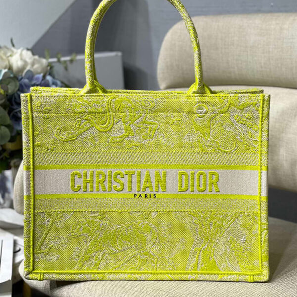 SMALL DIOR BOOK TOTE Beige - Image 2