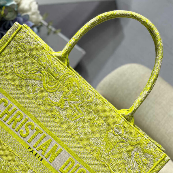 SMALL DIOR BOOK TOTE Beige - Image 7