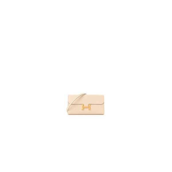 Hermes Constance wallet Beige