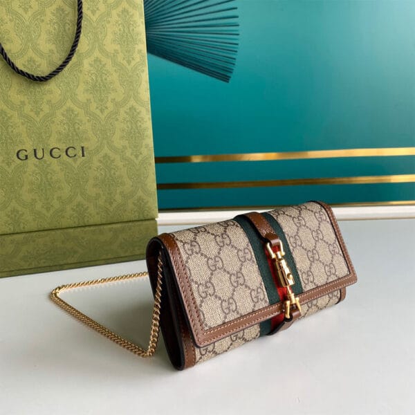 GG Jackie 1961 chain wallet Medium grey - Image 2