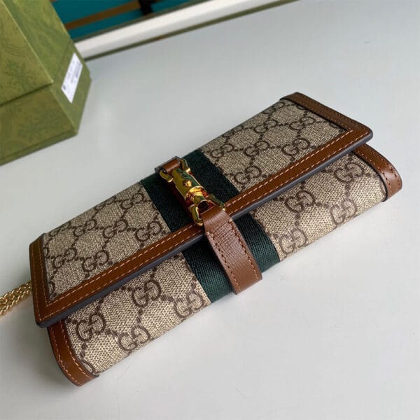 GG Jackie 1961 chain wallet Medium grey - Image 4