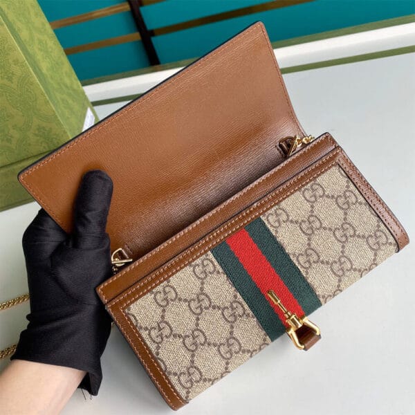 GG Jackie 1961 chain wallet Medium grey - Image 6