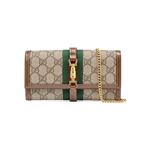 GG Jackie 1961 chain wallet Medium grey