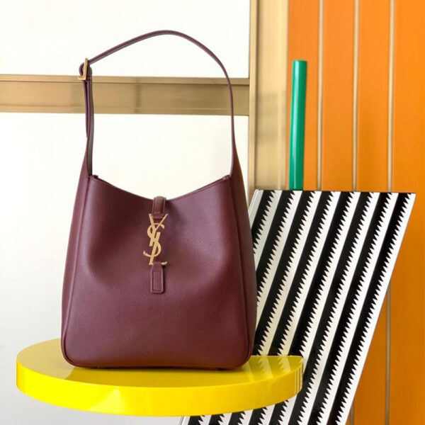 YSL LE 5 À 7 supple SMALL IN GRAINED LEATHER(high-end grade) Red - Image 2