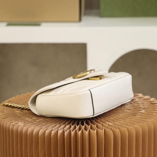 GG MARMONT MINI SHOULDER BAG Beige - Image 6