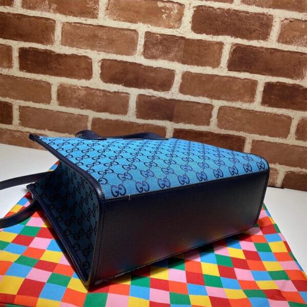 GG Multicolour small tote bag black - Image 5