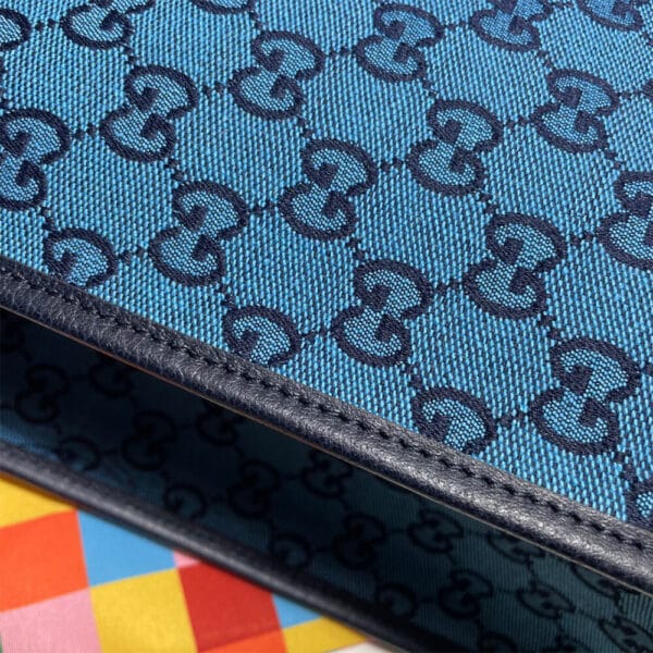 GG Multicolour small tote bag black - Image 6