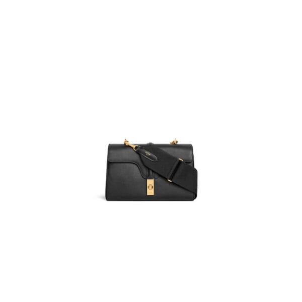 CELINE Teen 16 Soft in Supple Calfskin(High-end Grade) black