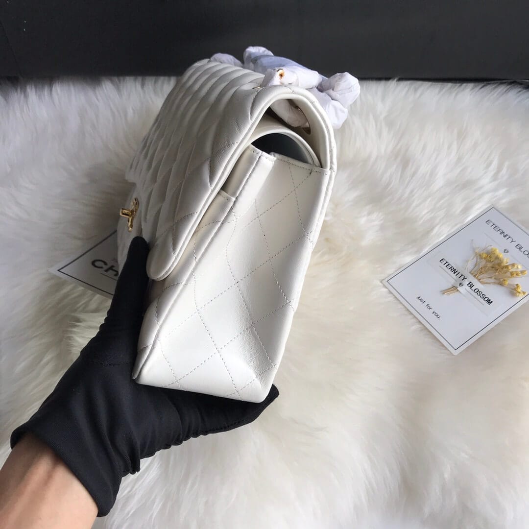 CHANEL LARGE CLASSIC HANDBAG(High-end grade) Beige - Image 3