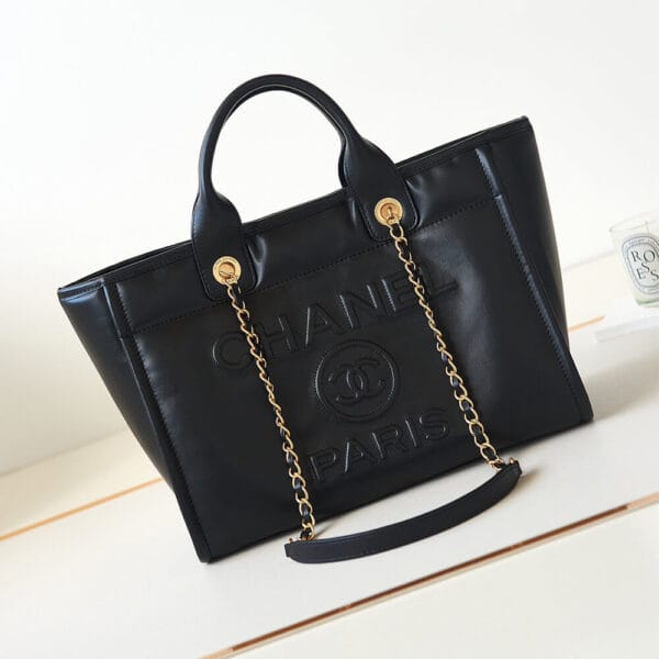 Chanel Small Tote Bag(high-end grade) black - Image 2