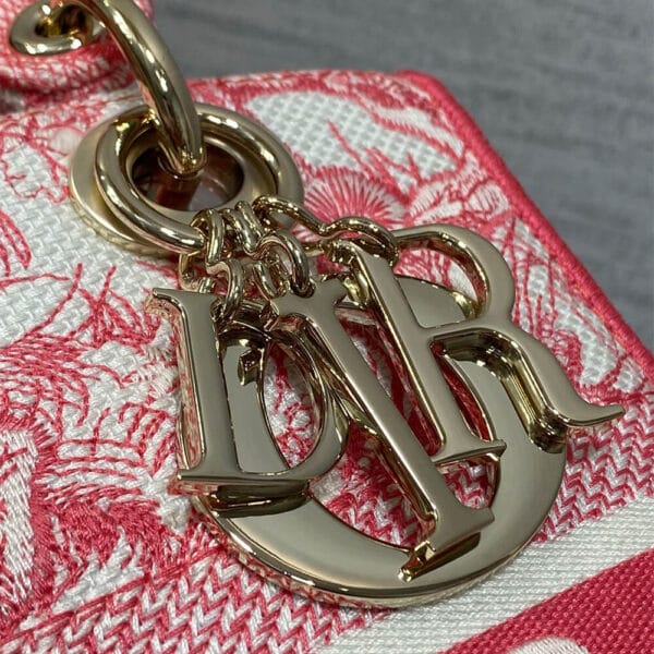 Dior Medium Lady D-Lite Bag White - Image 6