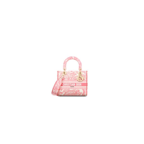Dior Medium Lady D-Lite Bag White
