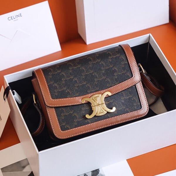 CELINE TEEN TRIOMPHE BAG black - Image 2