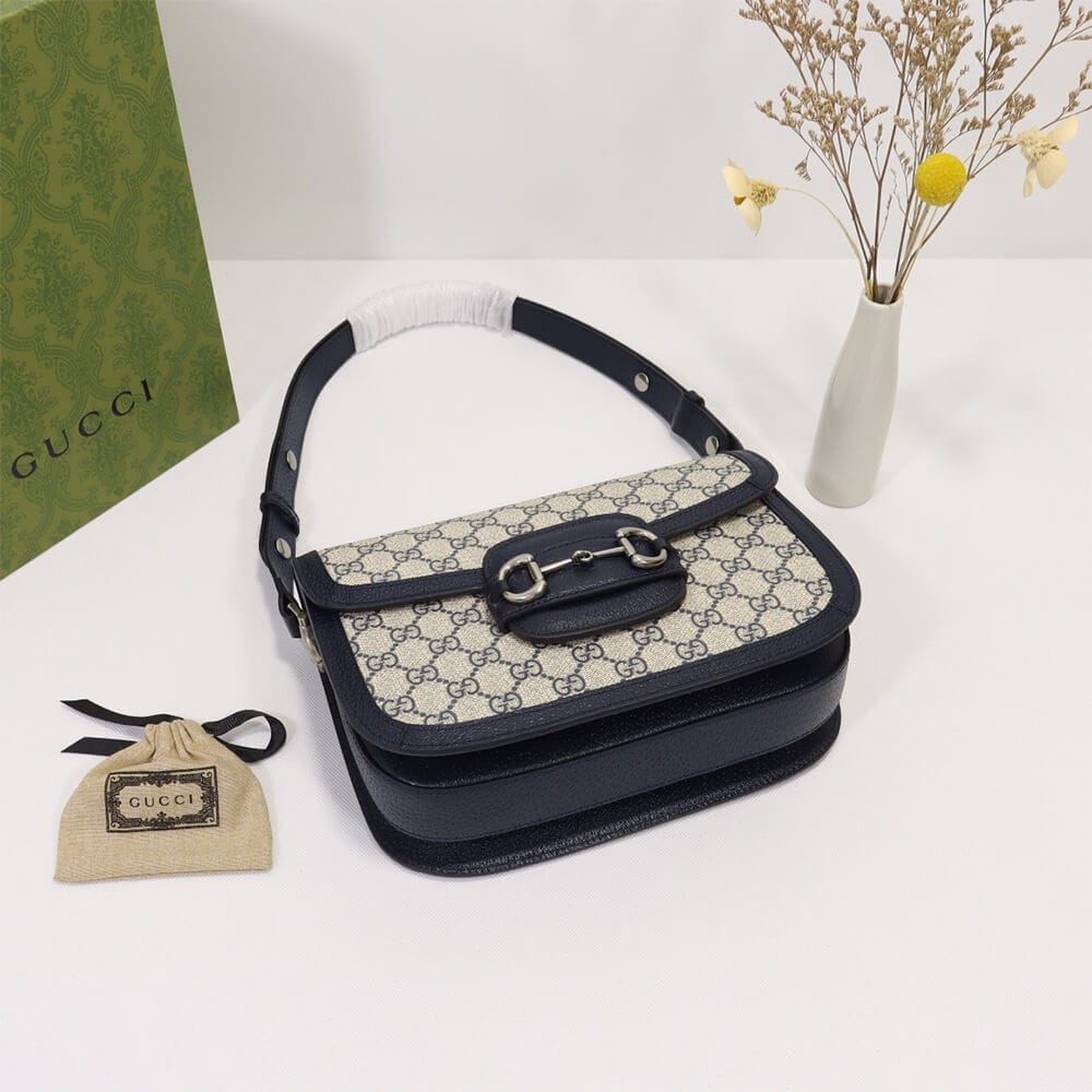 GUCCI HORSEBIT 1955 SHOULDER BAG black - Image 5