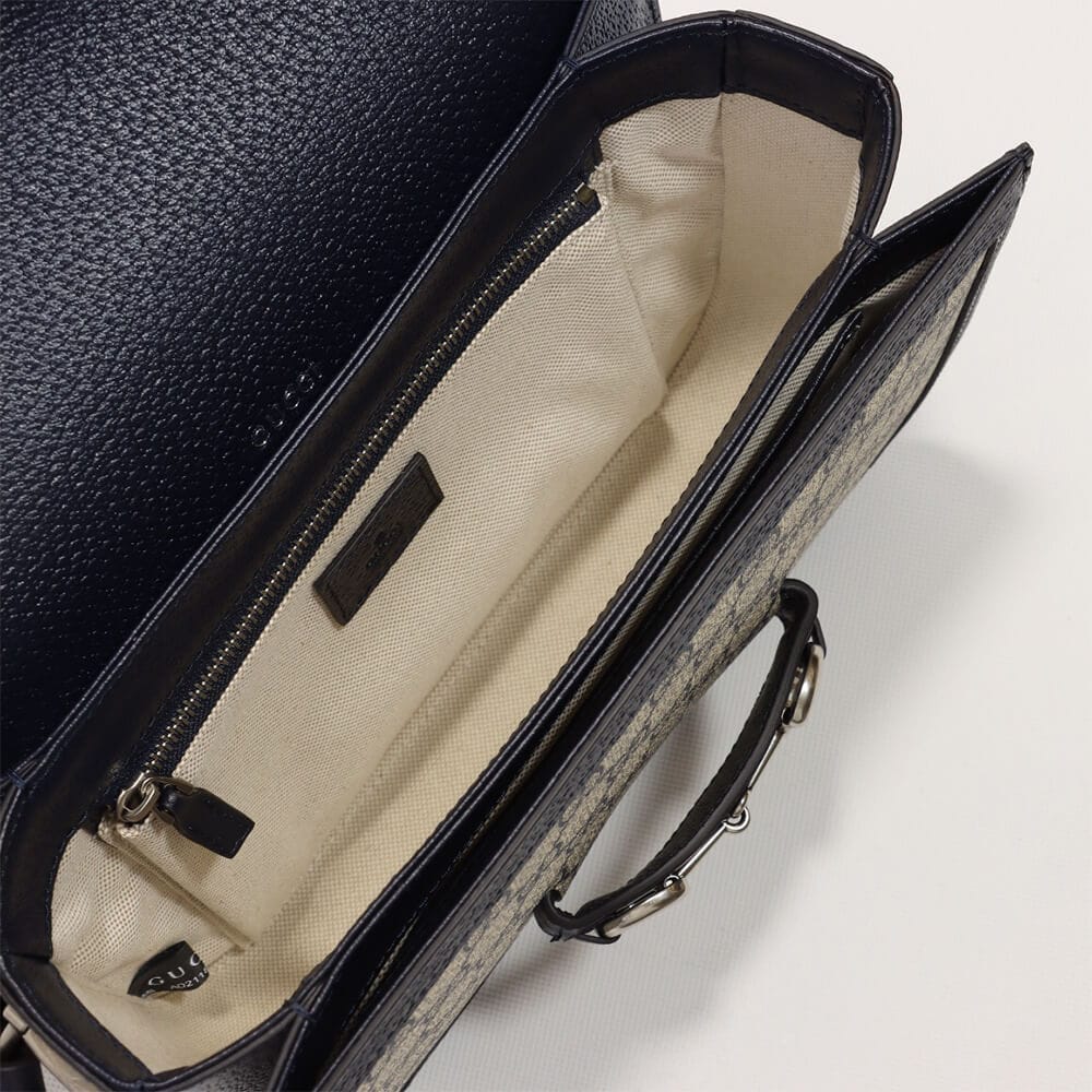 GUCCI HORSEBIT 1955 SHOULDER BAG black - Image 8