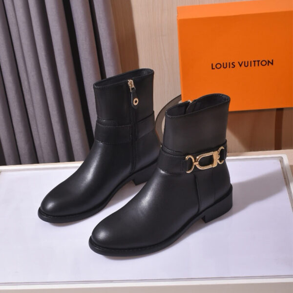 LV Westside Flat Ankle Boot black - Image 2