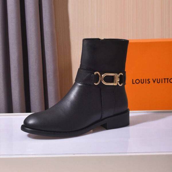 LV Westside Flat Ankle Boot black - Image 3