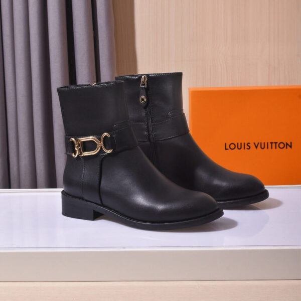 LV Westside Flat Ankle Boot black - Image 4