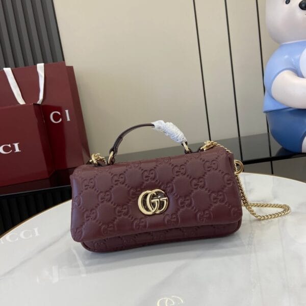 GG Milano mini top handle bag Red - Image 2