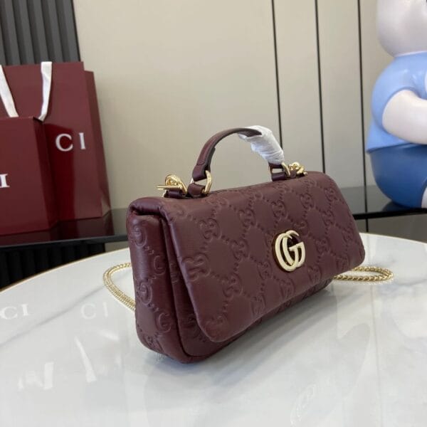 GG Milano mini top handle bag Red - Image 3