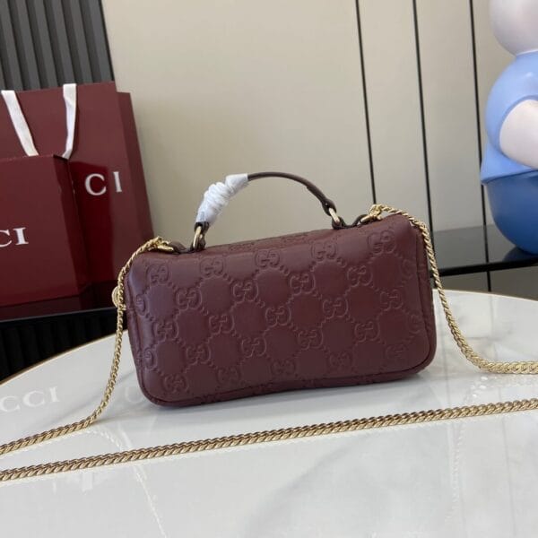 GG Milano mini top handle bag Red - Image 4