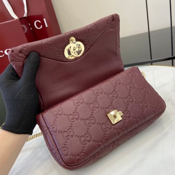 GG Milano mini top handle bag Red - Image 6