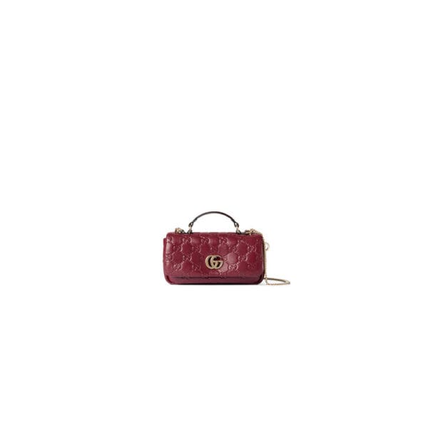 GG Milano mini top handle bag Red
