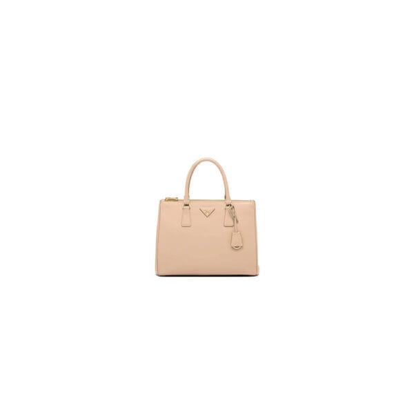 Large Prada Galleria Saffiano leather bag Lake Blue