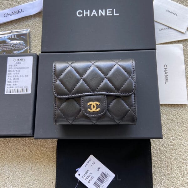 CHANEL Classic Small Flap Wallet black - Image 2