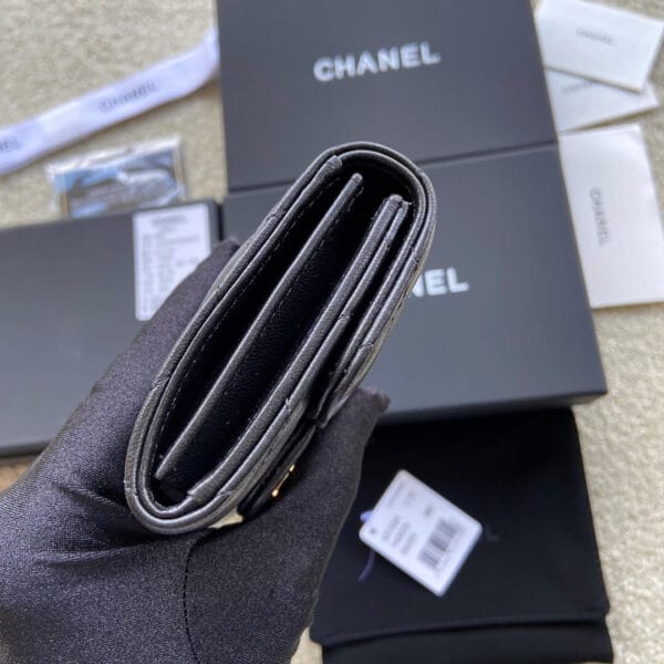 CHANEL Classic Small Flap Wallet black - Image 3